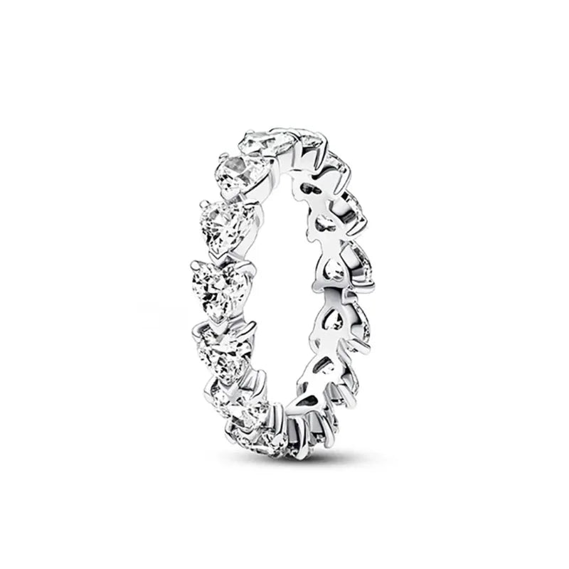 Elegant 925 Sterling Silver Zircon Ring for Women Mother's Day Gift B4993