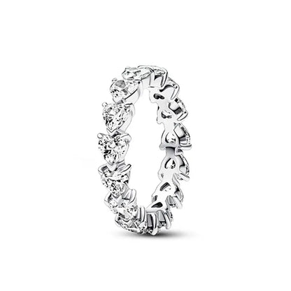 Elegant 925 Sterling Silver Zircon Ring for Women Mother's Day Gift B4993