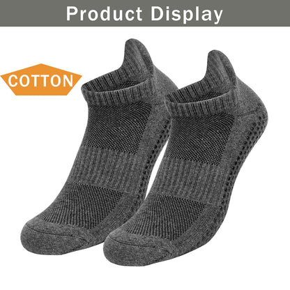 No Show Non Slip Towel Liner Ankle Socks For Indoor Yoga