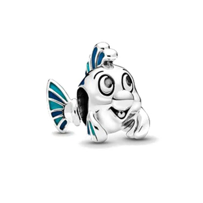 Exquisite 925 Silver Animal Bead Collection Featuring Fish Dog Duck and Pig Pendants for European DIY Bracelets