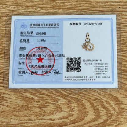 Gold Color Key Lock Cactus Pendant Bead for DIY European 925 Sterling Silver Bracelet and Necklace Jewelry for Women