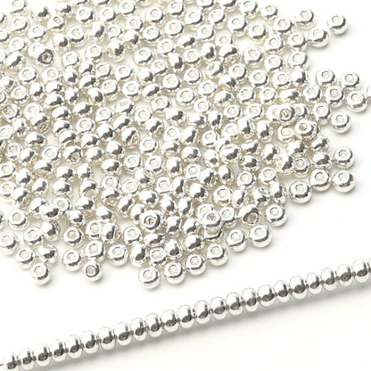 Czech Gold Colorfast Glass Mini Beads for DIY Bracelet Jewelry 8/0 Small Uniform 1.5/2/3mm