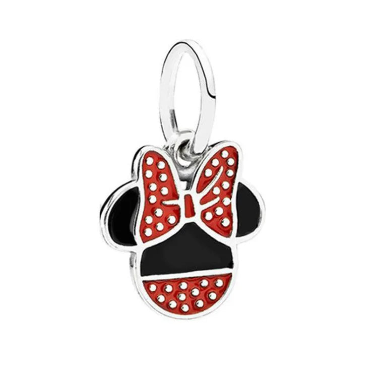 Exquisite 925 Silver Heart-Shaped Beads with Deer Pendant for European Bracelets DIY Jewelry