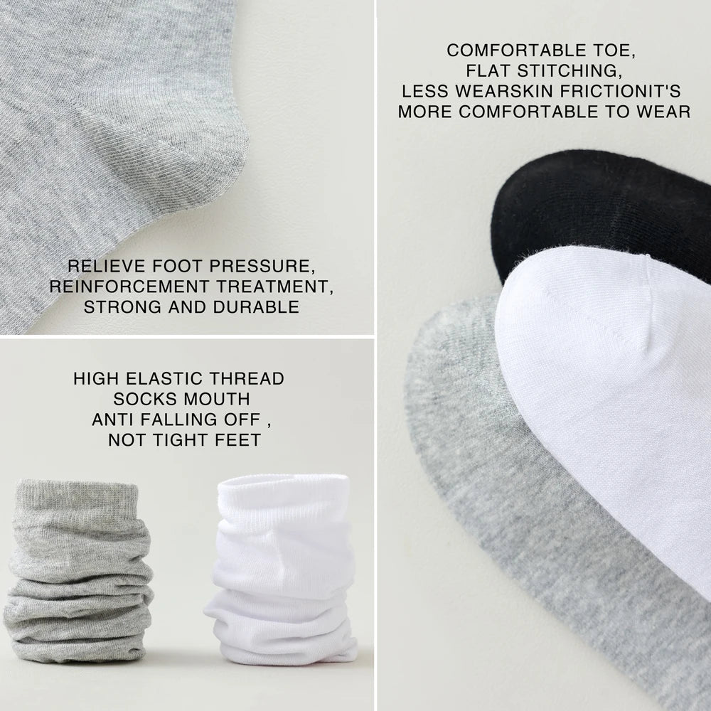 3 Pairs High Quality Mens Business Socks Breathable Cotton