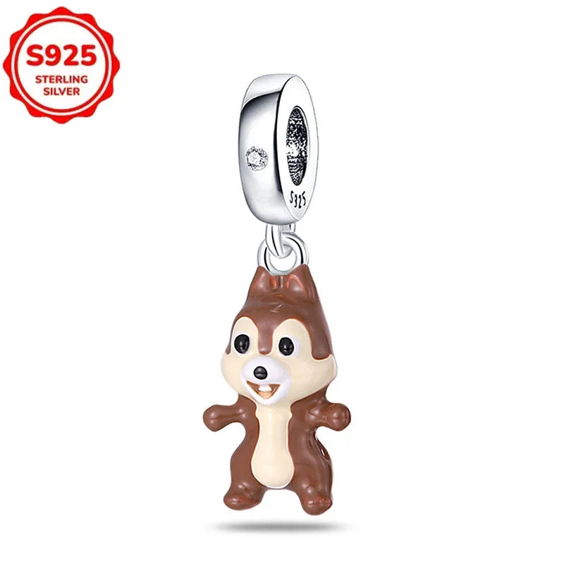 Disney 925 Sterling Silver Pixar Character Bead Charm