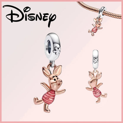 Disney 925 Sterling Silver Stitch Minnie Winnie Dangle