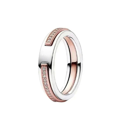 Elegant 925 Sterling Silver Pearl Inlaid Ring for Women High End Fashion Jewelry B6081