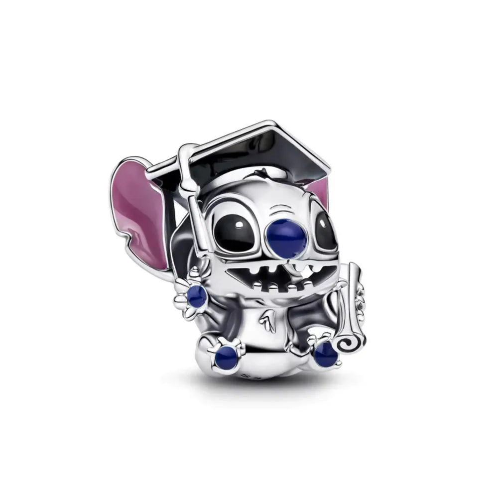 Exquisite 925 Silver Elephant Beads and Mouse Pendant for European Original Bracelet DIY Jewelry