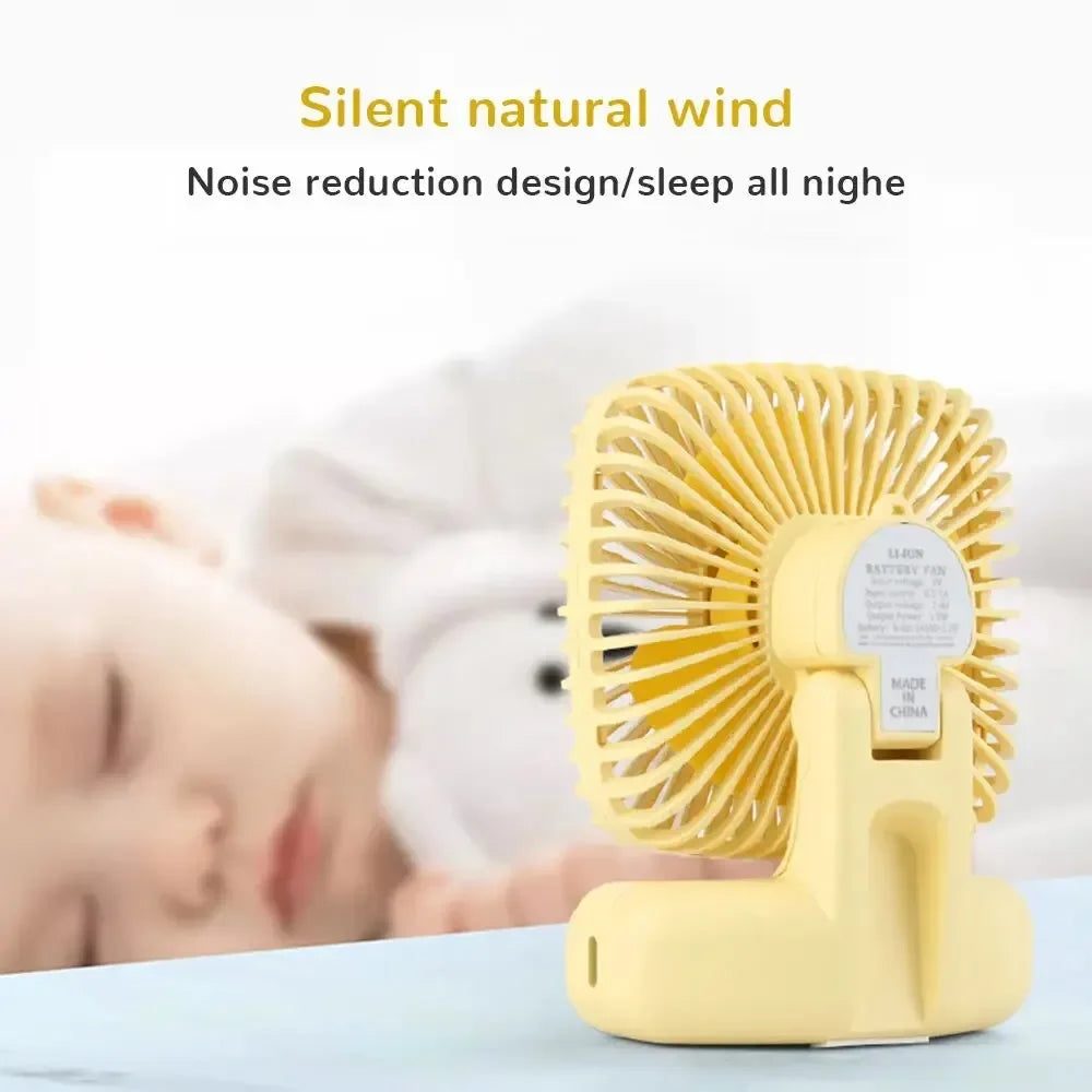 Multi-functional Portable USB Charging Fan for Home Office Car Outdoor All-round Cooling Must