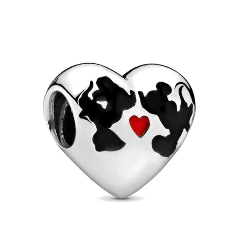Exquisite 925 Silver Animal Bead Collection Featuring Fish Dog Duck and Pig Pendants for European DIY Bracelets