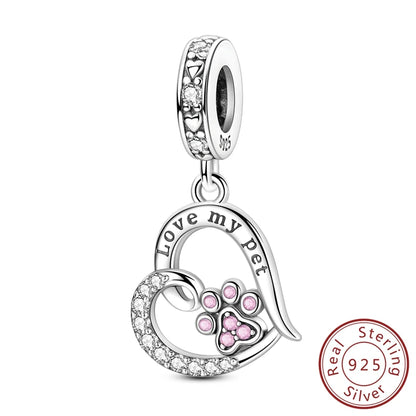 Elegant 925 Sterling Silver Turtle Pendant Beads for Bracelets KSC390