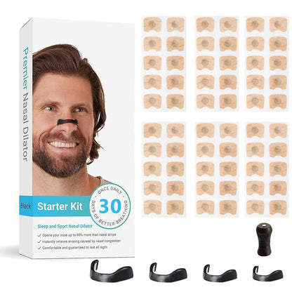 Skin Safe Magnetic Nasal Dilator Strips Kit for Enhanced Breathing Snore Reduction and Oxygen Boost