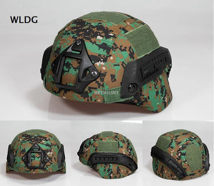 MICH2000 Helmet Cover Outdoor Sports Tactical Camouflage Gear WLDG