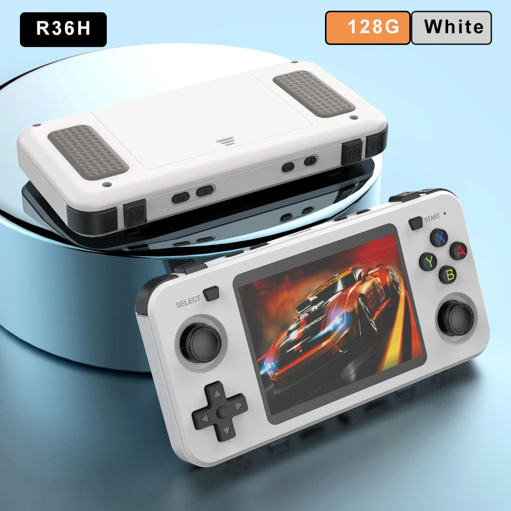 BOYHOM R36H Retro Handheld Console Open Source Linux 3.5 Inch IPS Screen 640x480 64GB 128GB 10000 Games Portable Video Player