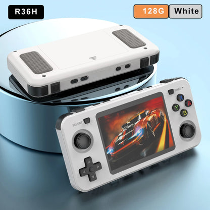BOYHOM R36H Retro Handheld Console Open Source Linux 3.5 Inch IPS Screen 640x480 64GB 128GB 10000 Games Portable Video Player