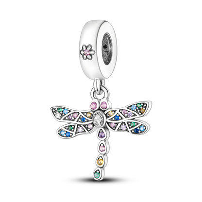 Silver Plated Travel Sunflower Lucky Charms Dangle Pendant Fit Original Pandora Bracelet DIY KTC169