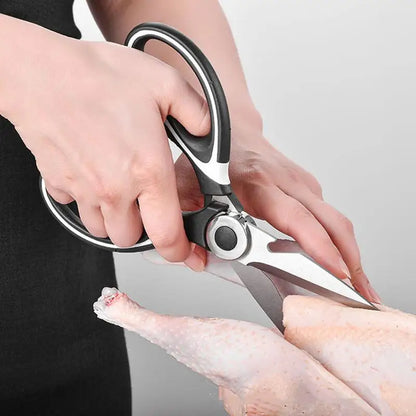 Stainless Steel Kitchen Scissors For Cutting Fish & Chicken