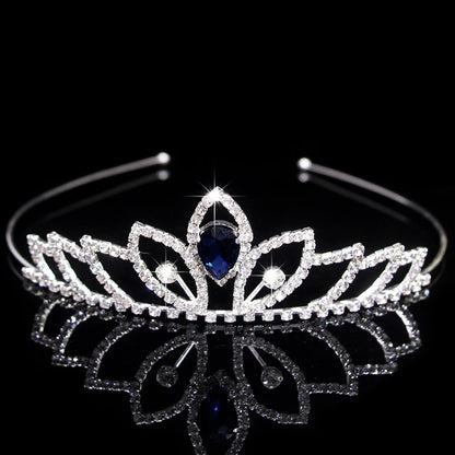 AINAMEISI Crystal Love Headdress - Exquisite Crown for Brides & Girls' Celebrations HG076