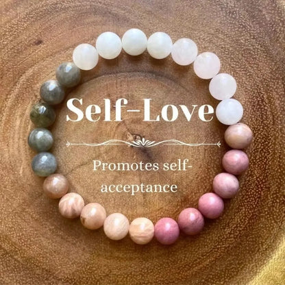 Empowerment Bracelet Set - Six Inspiring Styles for Self Love and Protection 18cm Self-Love Bracelet