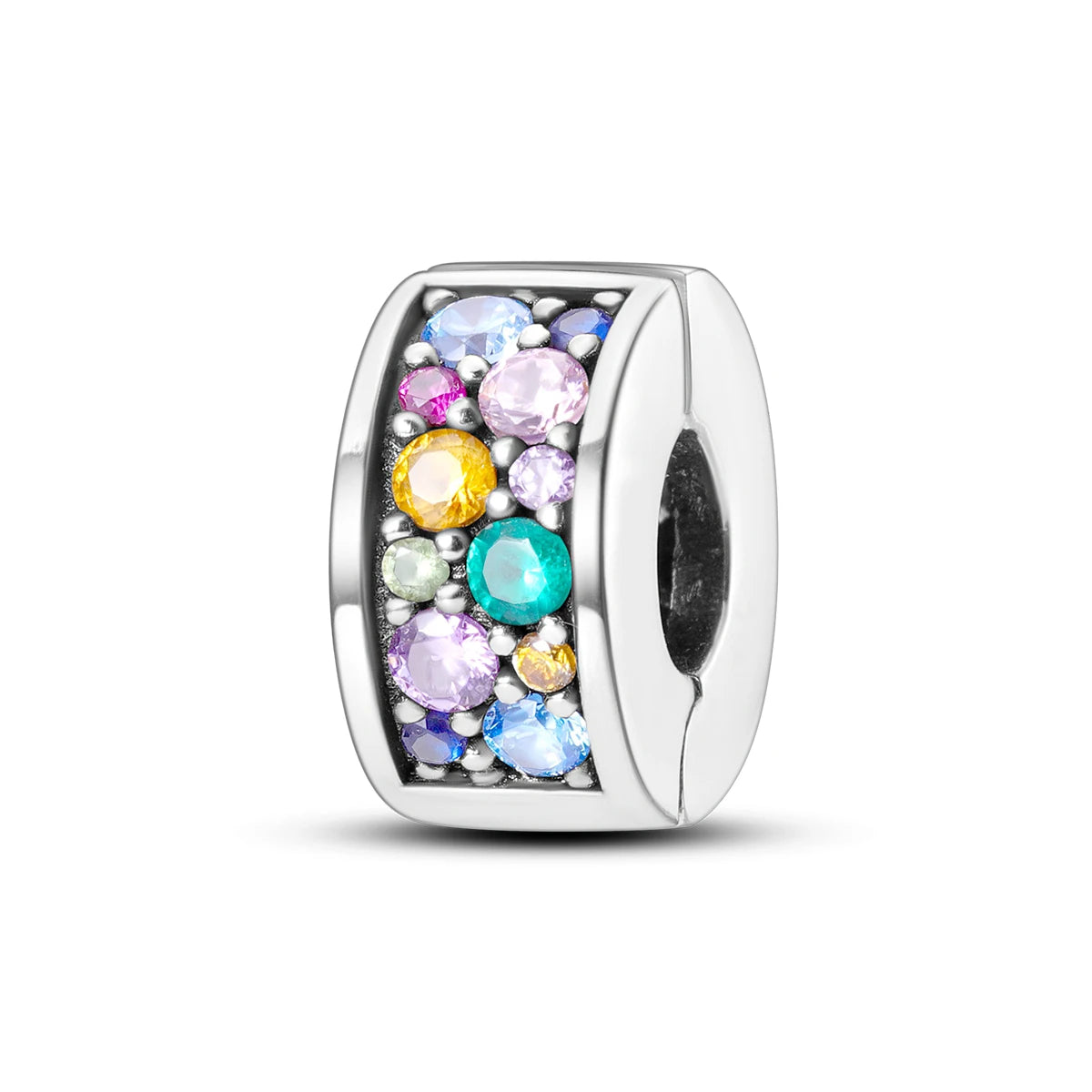 Silver Plated Travel Sunflower Lucky Charms Dangle Pendant Fit Original Pandora Bracelet DIY KTC580