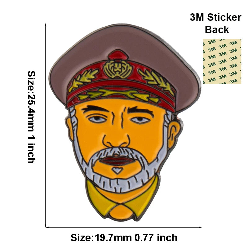 Stylish Saudi Arabia Themed Metal Pin Brooches for Mobile Phones