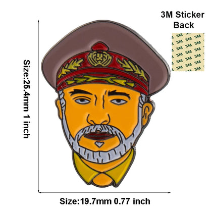 Stylish Saudi Arabia Themed Metal Pin Brooches for Mobile Phones