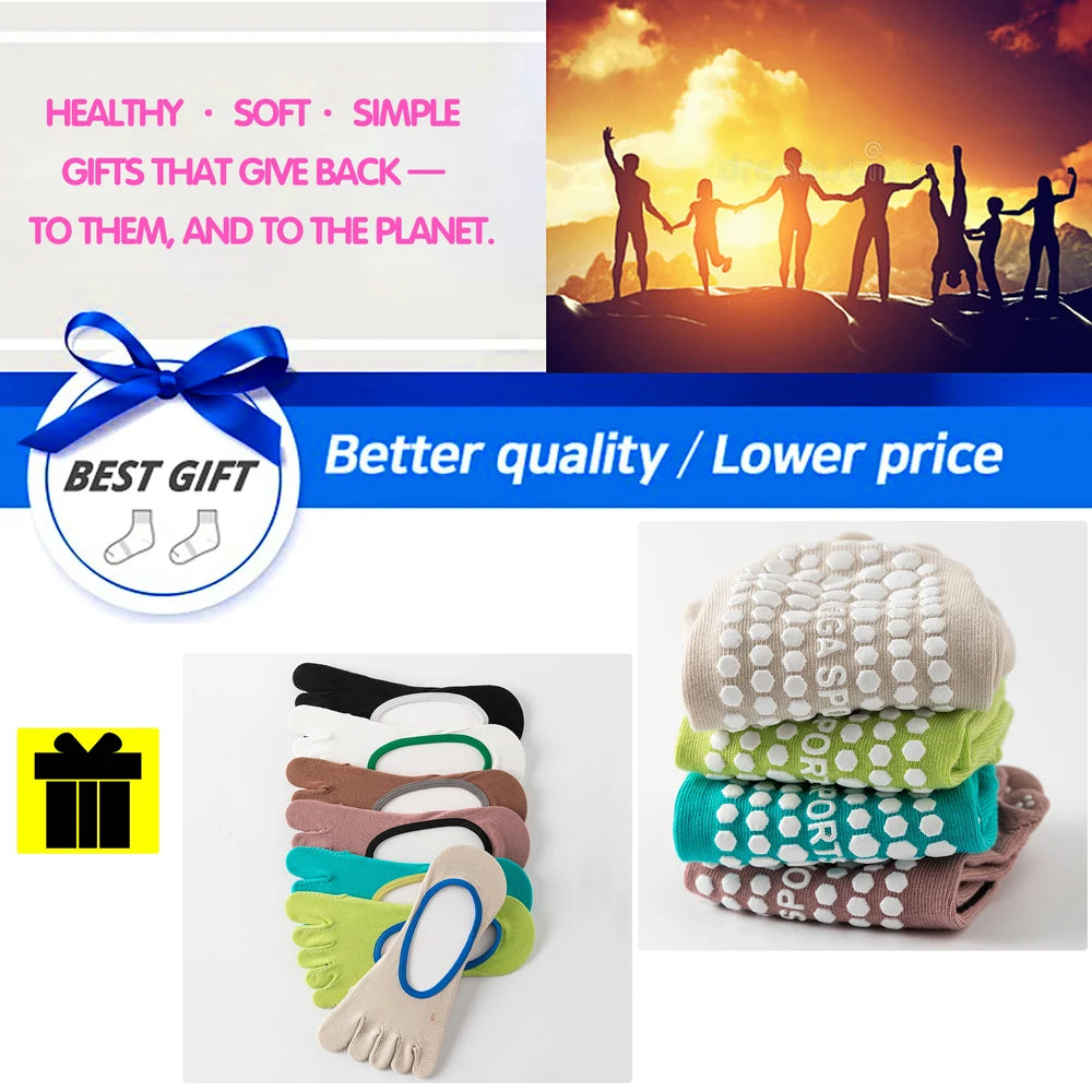 Women Split Toe Yoga Socks Quick Dry Anti Odor No Show