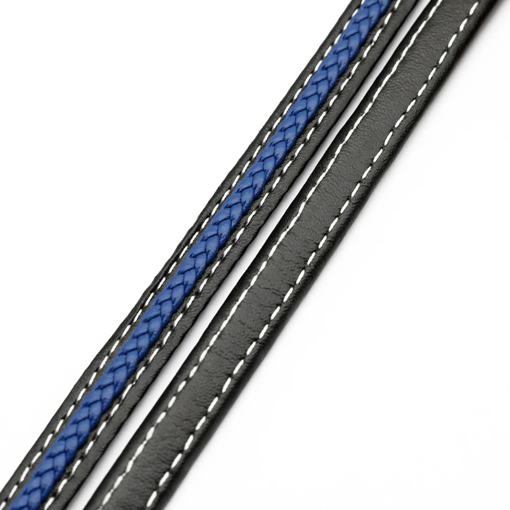 Vibrant Faux Leather Braided Cord for DIY Bracelets and Jewelry Making