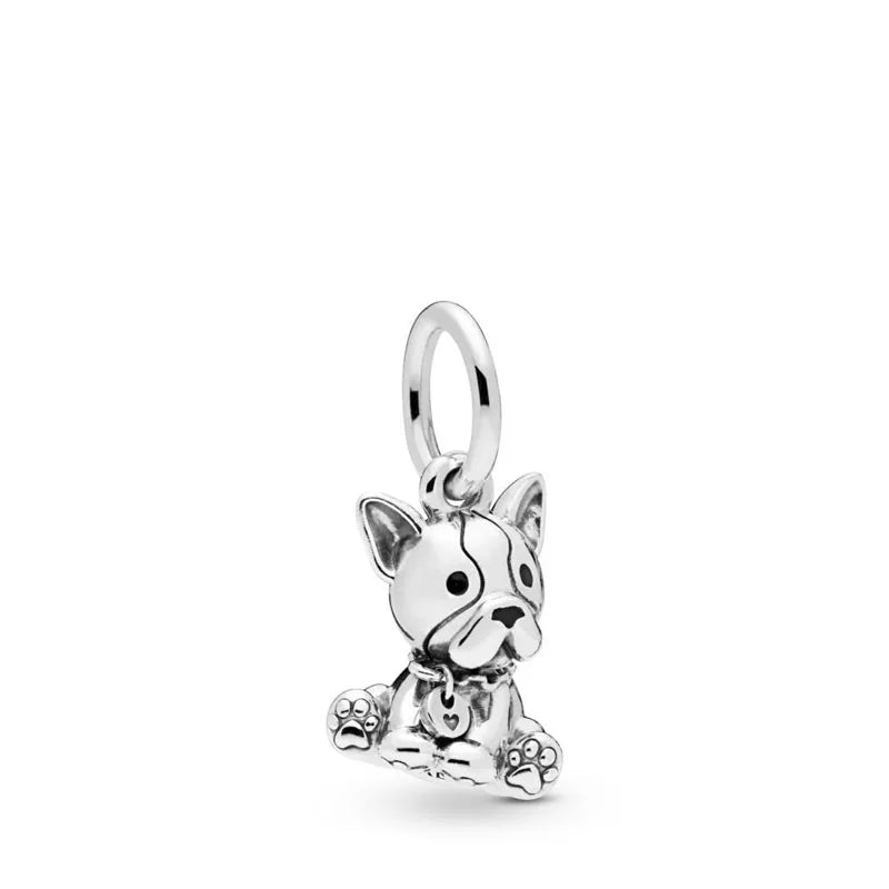European 925 Sterling Silver Animal Series Charms Beads for Dog Cat Snake Rabbit Jewelry Fit for Bracelets and Necklaces for Women