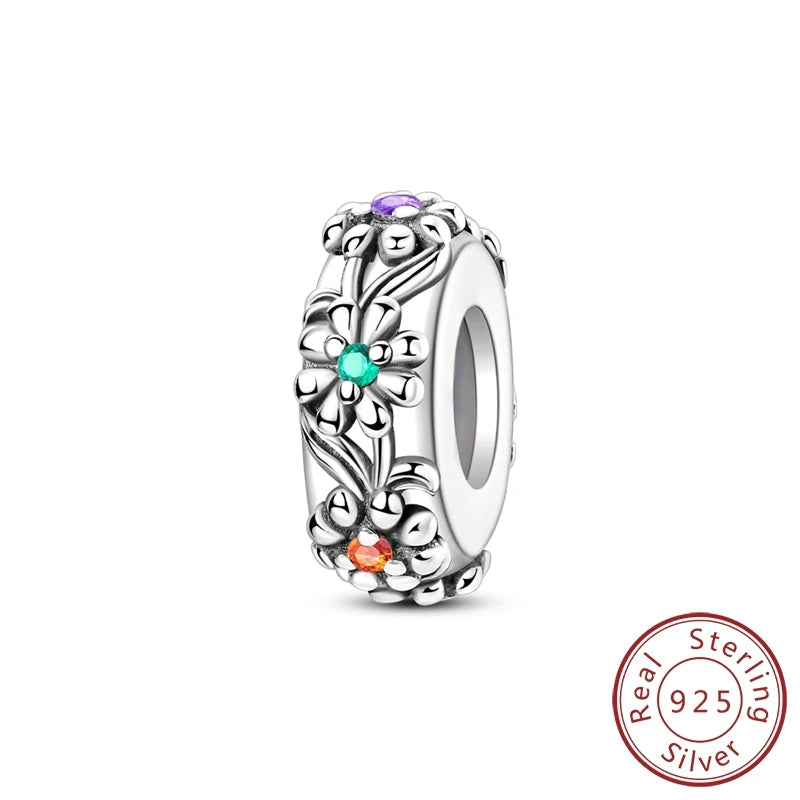Sterling Silver Charms Set for DIY Pendant Bracelets Creative Jewelry Collection KSC331