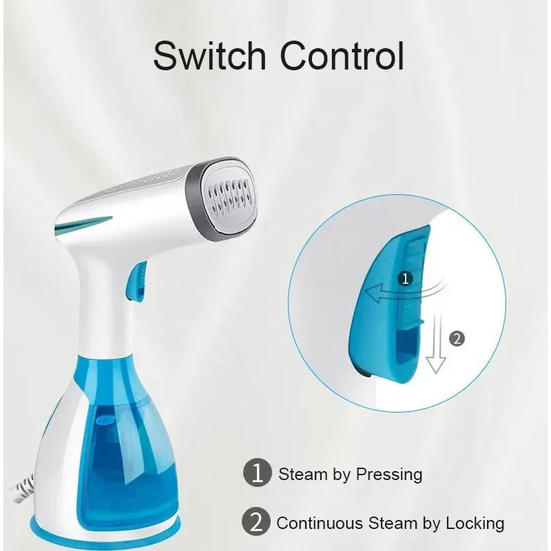 Quick-Heat Hand Garment Iron Steamer for Clothes 1500W