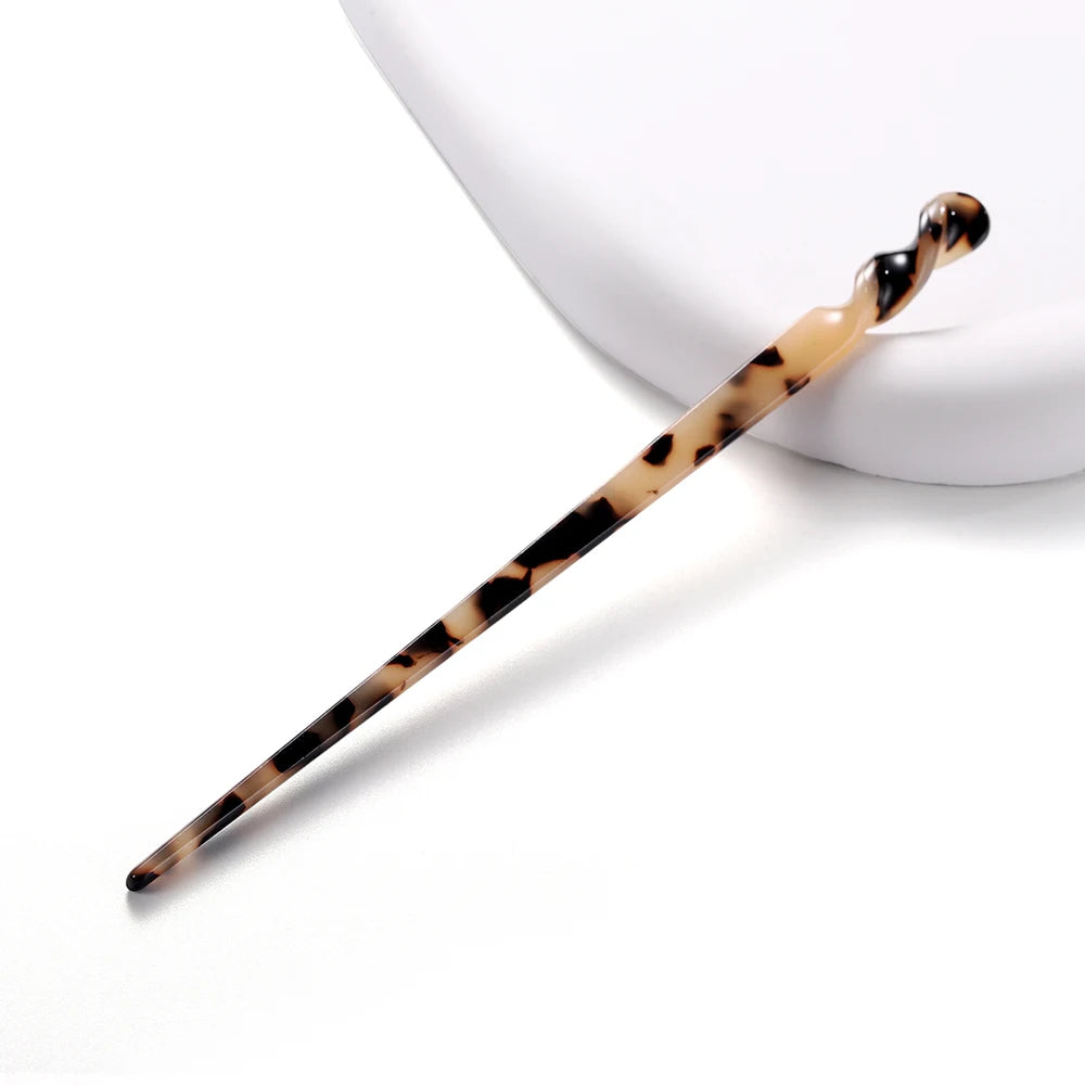 Vintage Chinese Style Acetate Resin Hair Sticks for Women Weddings