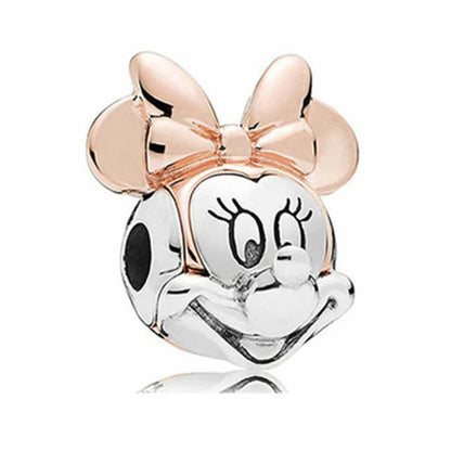 Disney Mickey and Minnie Ice and Snow Princess Charm Pendant for DIY Jewelry DL-035