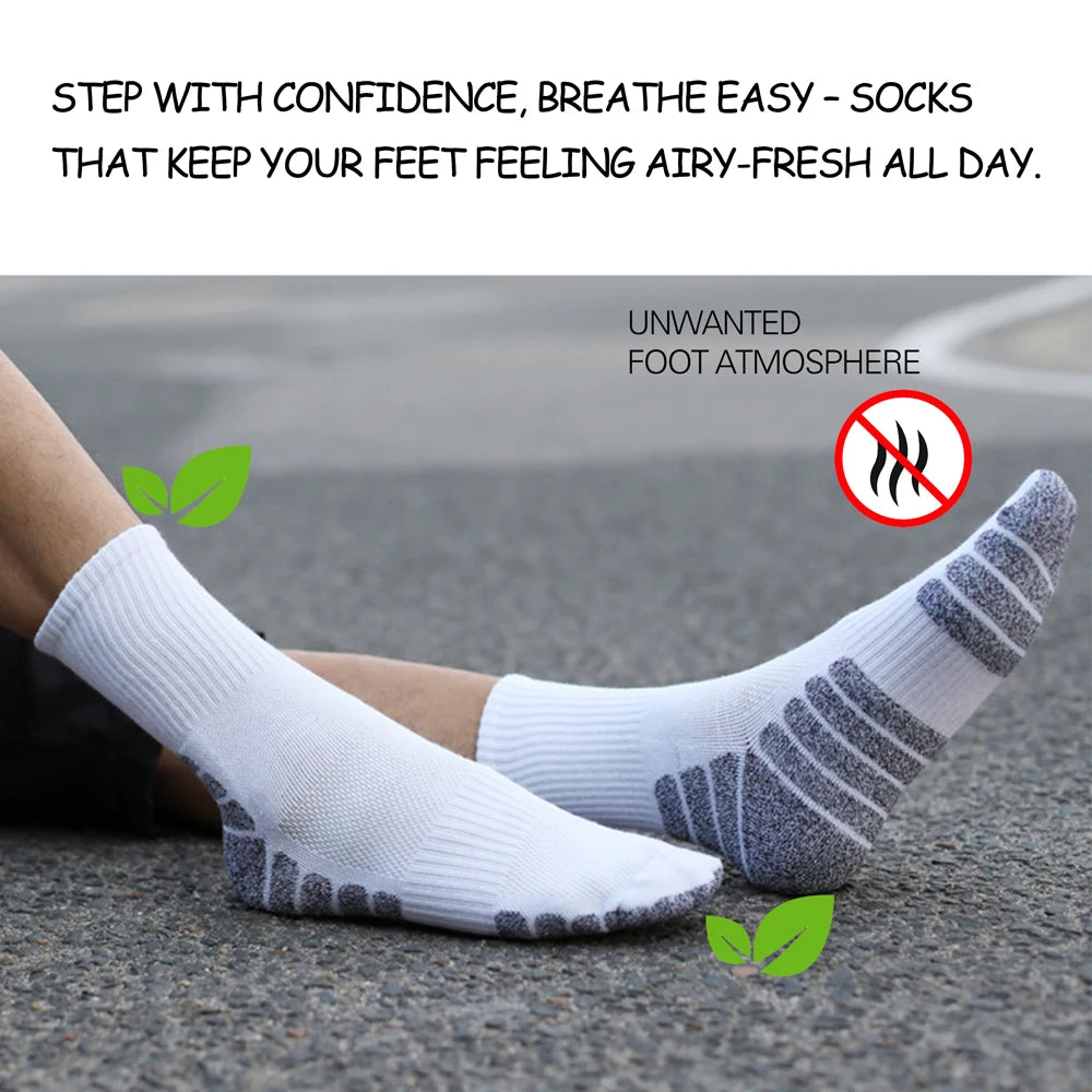6 Pairs Thermal Winter Hiking Socks Mid Crew Cushion