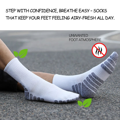 6 Pairs Thermal Winter Hiking Socks Mid Crew Cushion