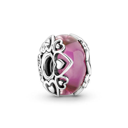 Elegant 925 Silver Cat Bear Ice Cream Pendant Bead for European Bracelet
