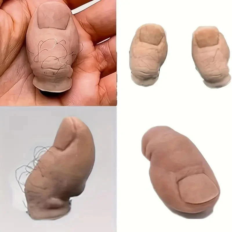 3D Funny Toe Shoe Charms for Unique DIY Decoration and Party Gifts