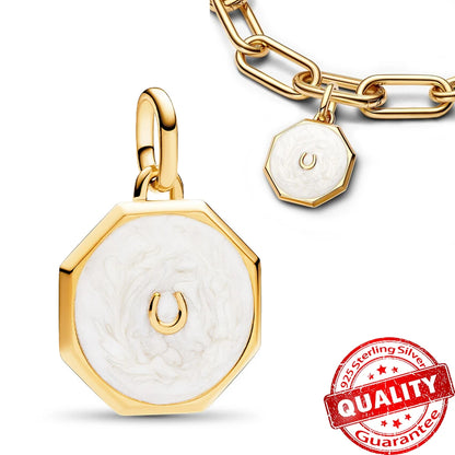 Luxury Sterling Silver Moon Sun Charm for Bracelets and Necklaces