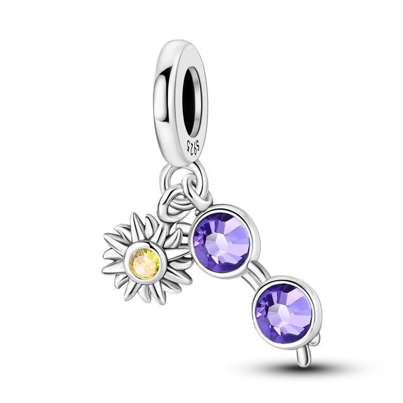 925 Sterling Silver Charm Bead Bracelet for Smartwatch and DIY Jewelry KTC1014