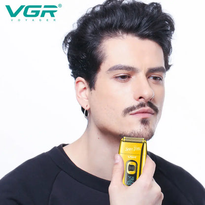 Original VGR Rechargeable Electric Shaver for Men with Washable Bald Head Shaving Machine and Wet Dry Functionality