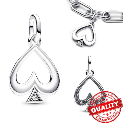 Elegant 925 Sterling Silver Ocean Themed Pendant Charm for Jewelry FCC358
