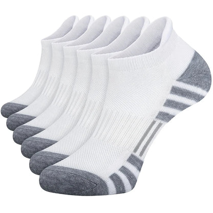 6 or 12 Pairs Men's Outdoor Gym Socks Soft Comfortable Ground-Grip Football Crew Socks Large Size