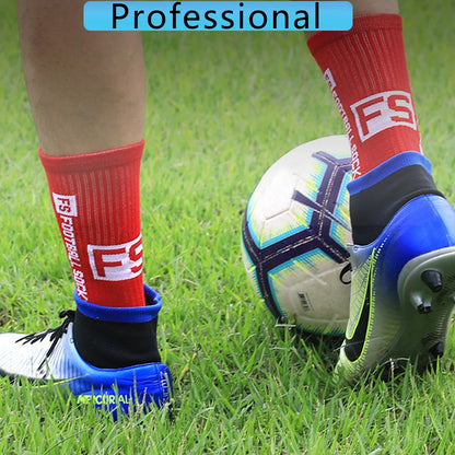 Anti Slip Mid Calf Sports Socks For Men Sizes EU39 45