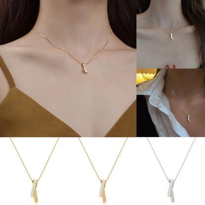 Elegant Summer Pearl Necklace Light Luxury Design for Women