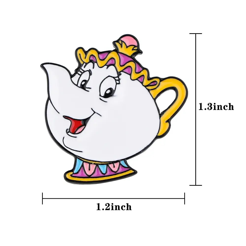 Anime Characters Enamel Pin Brooches Fashion Jewelry for Women 2