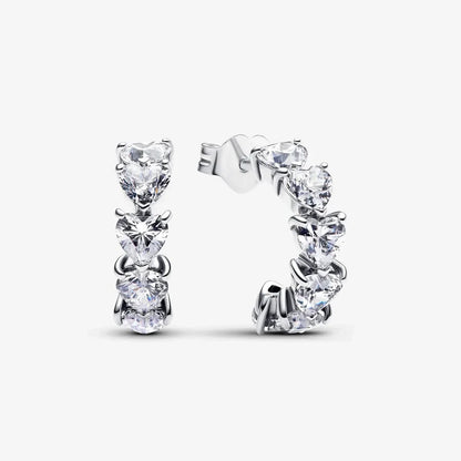 925 Sterling Silver Luxury Heart Sun Moon Stud Earrings Bow Butterfly Crab Clip Set for Women Party Jewelry Gifts