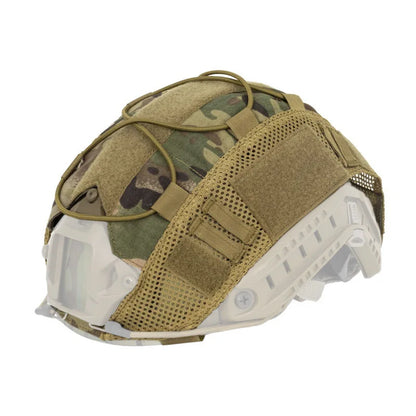 Tactical Helmet Cover for Fast Helmet Multi-Camo 1000D Multicam Brown
