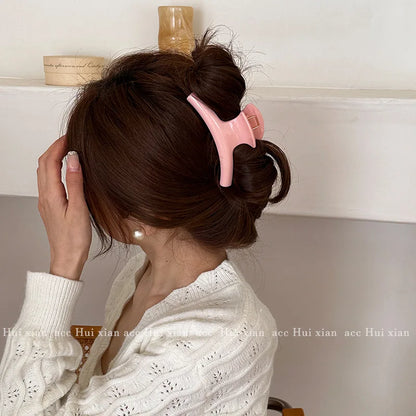 Vintage Large Thick Crab Hair Claw Clips For Women Kpop