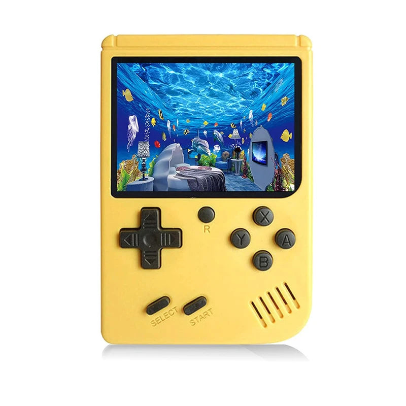 BOYHOM Retro Portable Mini Handheld Video Game Console 8 Bit 3.0 Inch Color LCD Built In 500 Games For Kids