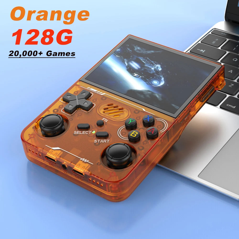 BOYHOM R36XX Handheld Retro Game Console 3.5 Inch IPS 640 x 480 Screen 256GB Expandable Storage 3000mAh Battery WiFi Type C Support 128GB And 64GB Game Libraries